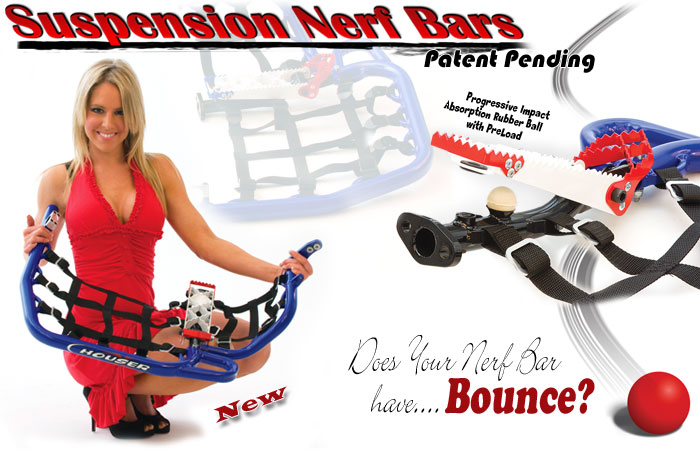 Houser Racing Suspension Nerf Bars ***New innovative design*** For all makes and Models in Mirror Black