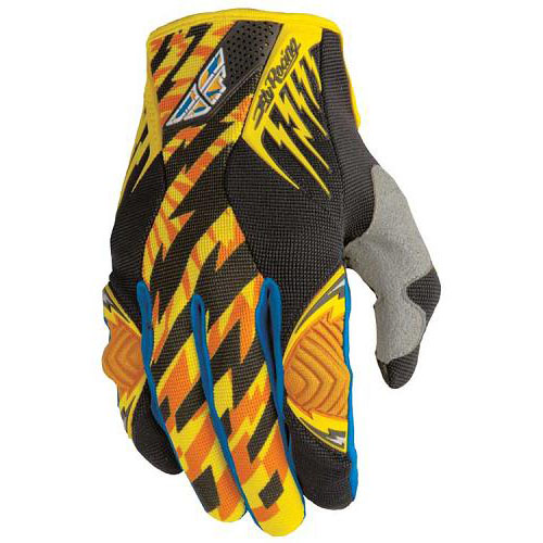 Fly Kinetic Glove Yellow/Blue- Race Wear