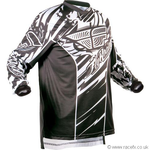 Fly F16 Black Jersey 2010- Race Wear