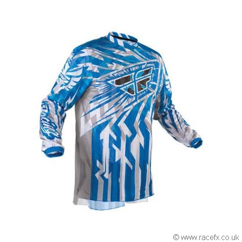 Fly Kinetic Jersey Blue/White 2010- Race Wear