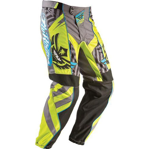 Fly F16 Lime/Grey Pants 2010- Race Wear