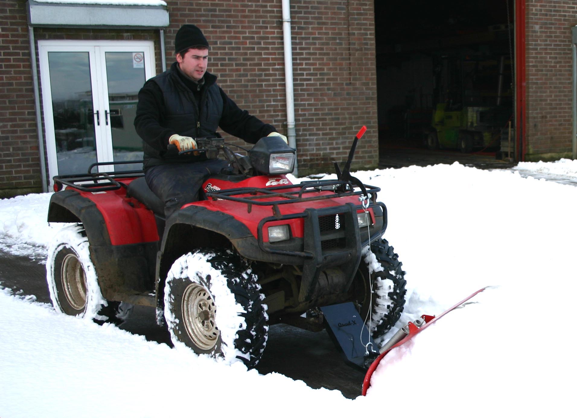 Quad-X Snow Plough 85-SPB- ATV product- Adjustable angle, super mount system